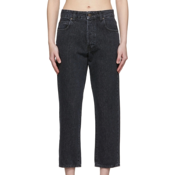 Aritzia Wilfred Free Black jean straight cropped - Picture 1 of 10